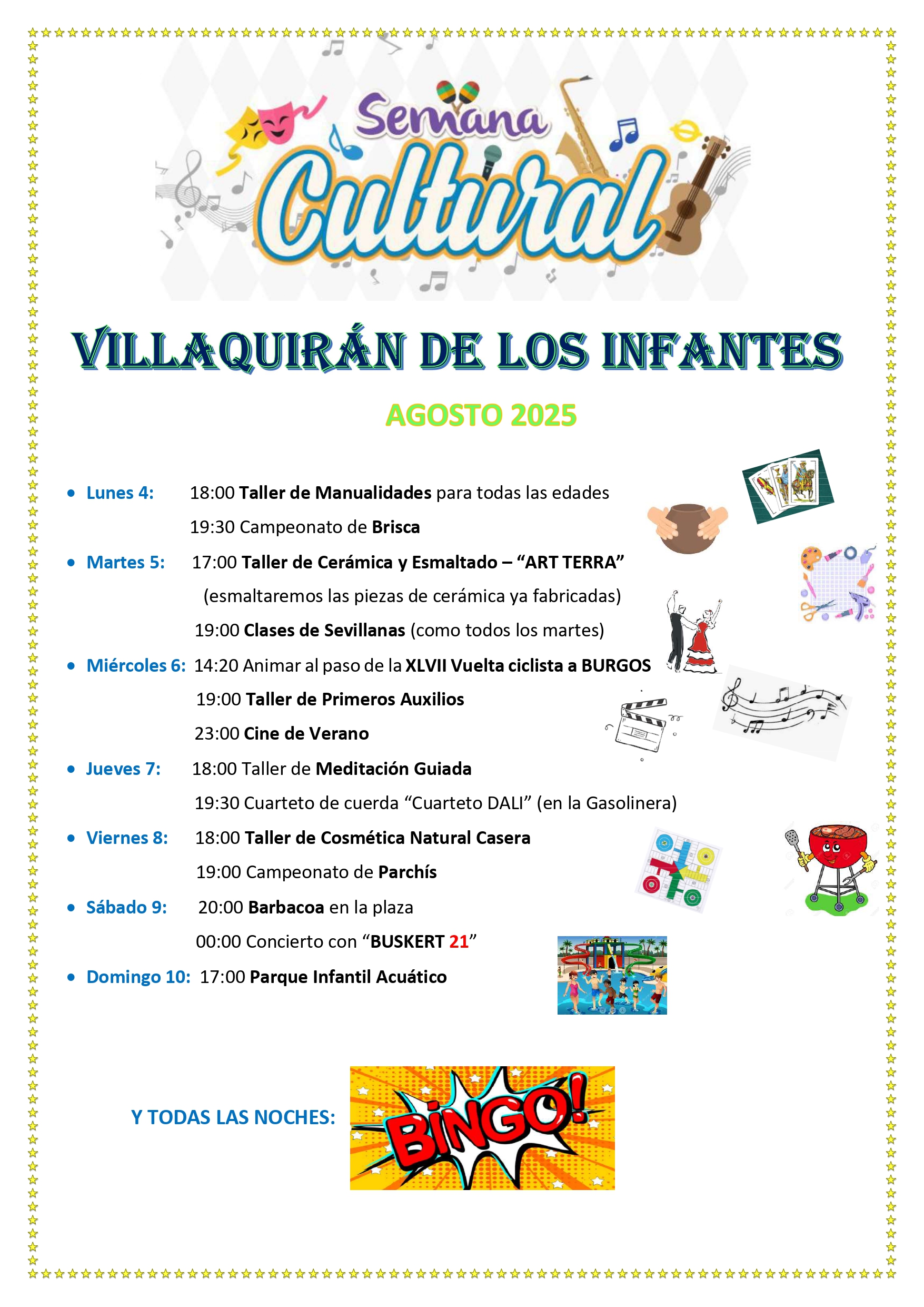 SEMANA CULTURAL DE VILLAQUIRAN DE LOS INFANTES